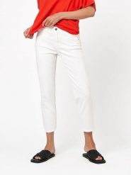 Toni Dżinsy - Relaxed fit - w kolorze białym rozmiar: W46. Białe jeansy damskie Toni, z podwyższonym stanem. Za 152.99 zł.