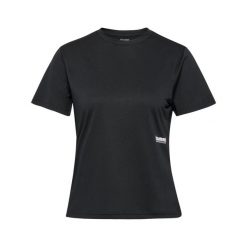 Koszulka damska Hummel Pulse. Czarne t-shirty damskie HUMMEL, m, bez wzorów, z poliesteru, bez kołnierzyka. Za 144.00 zł.