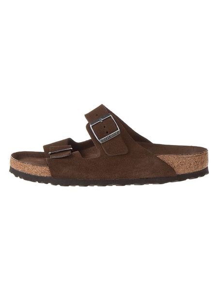 Birkenstock Skórzane klapki w kolorze brązowym rozmiar: 44. Brązowe klapki i japonki męskie Birkenstock. Za 374.95 zł.