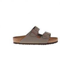 Klapki męskie Birkenstock Arizona BF. Szare klapki i japonki męskie Birkenstock, z materiału. Za 459.00 zł.
