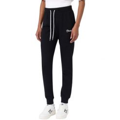 Spodnie damskie Champion Rib Cuff Pants czarne 118256 KK001 ROZMIAR L. Czarne spodnie materiałowe damskie CHAMPION, l, z bawełny, do piłki nożnej. Za 175.13 zł.