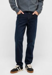 Męskie Spodnie jeansowe Mustang Style Washington Straight Denim Blue 1016983 5000 801. Niebieskie spodnie materiałowe męskie Mustang, bez wzorów, z denimu. Za 219.99 zł.