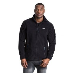 Bluza Polarowa Męska Bernal Z Pełnym Zamkiem. Czarne bluzy z kapturem męskie Trespass, m, z materiału. Za 323.99 zł.