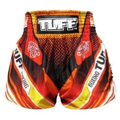 Spodenki treningowe TUFF Red With Double Tiger. Czarne szorty damskie TUFF, bez wzorów, z materiału, biznesowe. Za 149.00 zł.