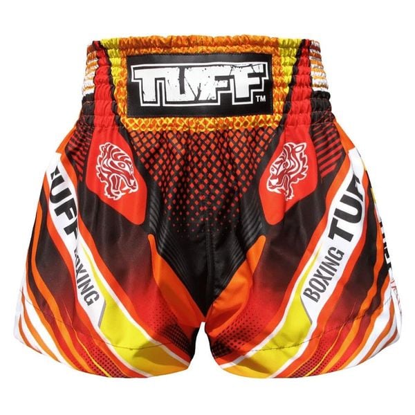 Spodenki treningowe TUFF Red With Double Tiger. Czarne szorty damskie TUFF, bez wzorów, z materiału, biznesowe. Za 149.00 zł.