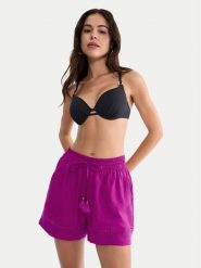 Triumph Szorty piżamowe Summer Wear 10227237 Różowy Regular Fit. Czerwone piżamy damskie Triumph, bez wzorów, ze lnu, bez ramiączek. Za 139.99 zł.