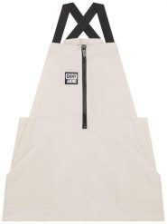 DKNY Sukienka codzienna D32870 S Biały Regular Fit. Białe sukienki dziewczęce DKNY, bez wzorów, z bawełny, bez ramiączek. Za 399.99 zł.