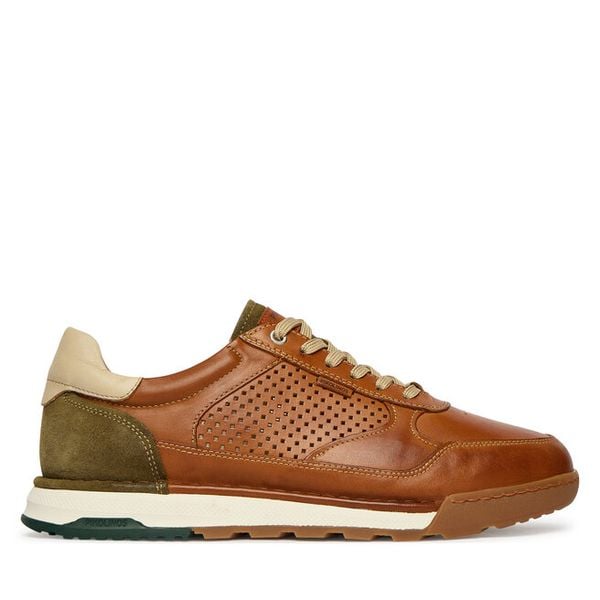 Półbuty Pikolinos. Brązowe półbuty męskie Pikolinos, bez zapięcia. Za 639.99 zł.