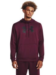 Under Armour Bluza "Fleece" w kolorze bordowym rozmiar: M. Czerwone bluzy z kapturem męskie Under Armour, m. Za 194.45 zł.