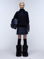 Napapijri Sweter "Aluye" w kolorze granatowym rozmiar: S. Niebieskie golfy damskie Napapijri, s, bez wzorów, z bawełny, bez ramiączek. Za 264.15 zł.