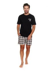 Doctor Nap Piżama w kolorze czarno-beżowym rozmiar: S. Brązowe piżamy męskie Doctor Nap, s, bez wzorów, z bawełny, bez ramiączek. Za 104.99 zł.