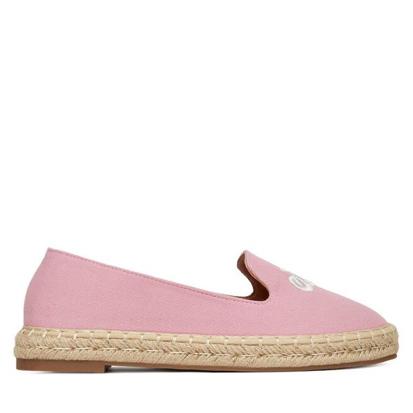 Espadryle DeeZee. Czerwone espadryle damskie DeeZee, bez wzorów, bez obcasa. Za 119.99 zł.