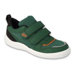 Befado sportowe dziecięce green/black 452Y007 zielone. Zielone buty sportowe chłopięce z tkaniny, bez zapięcia. Za 95.94 zł.