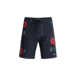 Spodenki boardshort dla Mężczyzn SURFSILK ARCH 18" Czarny. Czarne szorty męskie Quiksilver, bez wzorów, z elastanu. Za 299.99 zł.