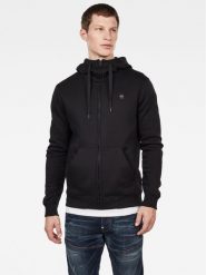 G-Star Raw Bluza Premium Core D16122-C235-6484 Czarny Regular Fit. Czarne bluzy bez kaptura męskie G-Star, m, z bawełny. Za 312.99 zł.