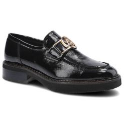 Czarne Półbuty Karino Damskie Eleganckie Obuwie. Czarne półbuty damskie Karino, bez wzorów, ze skóry, eleganckie, bez obcasa, na płaskiej podeszwie. Za 299.00 zł.