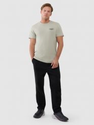 4F Spodnie casual męskie - czarne XXL. Czarne spodnie materiałowe męskie 4f, bez wzorów, z bawełny, casualowe. W wyprzedaży za 119.99 zł.