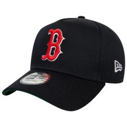 Czapka z daszkiem męska New Era MLB 9FORTY Boston Red Sox World Series Patch Cap. Niebieskie czapki męskie New Era, bez wzorów, z poliesteru, sportowe. Za 159.99 zł.