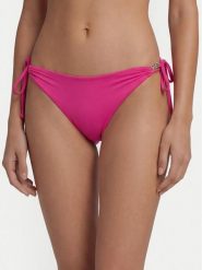 Guess Dół od bikini E6GO18 MC040 Różowy. Czerwone bikini damskie Guess, z aplikacjami. Za 199.99 zł.
