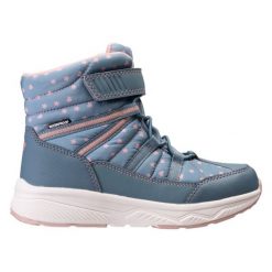 Śniegowce Iguana Lomer Mid Wp 92800623943 niebieskie. Niebieskie śniegowce dziewczęce z materiału. Za 366.98 zł.
