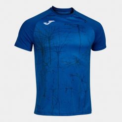 Koszulka do biegania męska Joma Elite IX. Niebieskie t-shirty sportowe męskie Joma, m, bez ramiączek, do biegania. Za 188.99 zł.