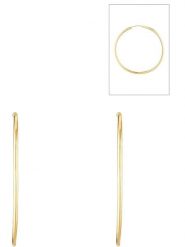 OR ÉCLAT Złote kolczyki-kreole "Créoles Elégance" rozmiar: onesize. Żółte kolczyki damskie Or Éclat, złote. Za 1,239.99 zł.