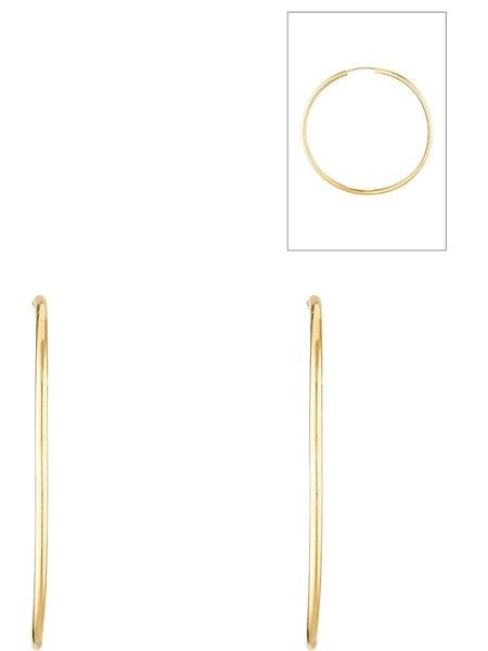 OR ÉCLAT Złote kolczyki-kreole "Créoles Elégance" rozmiar: onesize. Żółte kolczyki damskie Or Éclat, złote. Za 1,239.99 zł.