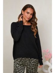 Soft Cashmere Sweter w kolorze czarnym rozmiar: 38/40. Czarne swetry klasyczne damskie Soft Cashmere, bez kołnierzyka. Za 113.90 zł.