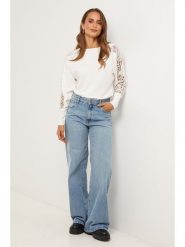 Soft Cashmere Sweter w kolorze kremowym rozmiar: 38/40. Brązowe swetry klasyczne damskie Soft Cashmere, z kaszmiru, bez kołnierzyka. Za 152.98 zł.