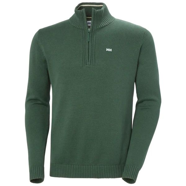 Sweter 1/2 zip Helly Hansen Smoegen. Zielone swetry męskie Helly Hansen, l, bez wzorów, z bawełny, bez kołnierzyka. Za 488.50 zł.