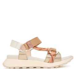 Sandały Hispanitas. Żółte sandały damskie Hispanitas, bez wzorów, bez obcasa, na płaskiej podeszwie. Za 569.99 zł.