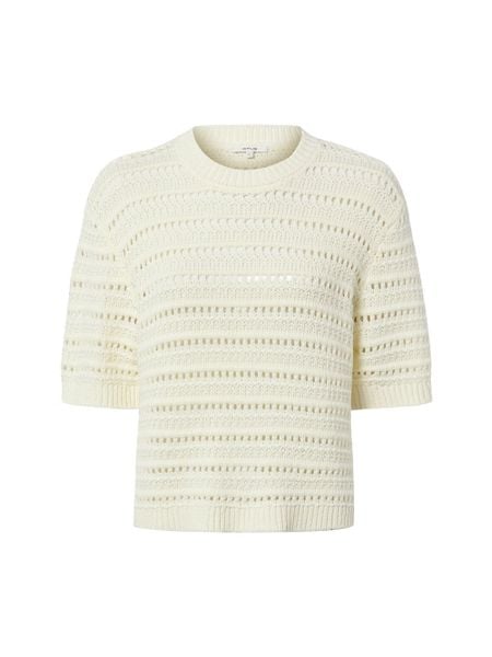 Opus Sweter z dzianiny - Ploomina Kobiety Bawełna biały, L. Białe swetry klasyczne damskie Opus, l, z bawełny, bez kołnierzyka. Za 329.95 zł.
