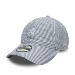 Czapka baseballowa 9Twenty New York Yankees New Era MLB. Niebieskie czapki męskie New Era, bez wzorów, z materiału, klasyczne. Za 176.50 zł.