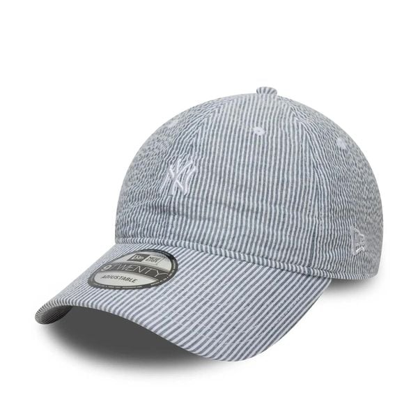 Czapka baseballowa 9Twenty New York Yankees New Era MLB. Niebieskie czapki męskie New Era, bez wzorów, z materiału, klasyczne. Za 176.50 zł.
