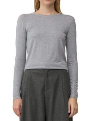 S.Oliver Koszulka w kolorze szarym rozmiar: 36. Szare bluzki damskie S.Oliver, s, bez wzorów, bez kołnierzyka. Za 52.99 zł.