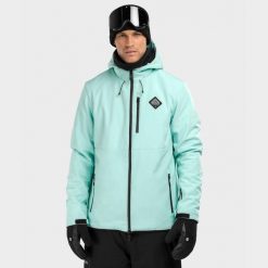 Męska kurtka snowboardowa Sporty zimowe Mężczyzna Siroko W2 Senja. Niebieskie kurtki męskie SIROKO, l, bez wzorów, z softshellu, bez kaptura, narciarskie. Za 844.00 zł.