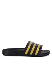 Adidas Klapki ADILETTE AQUA EG1758_ Czarny. Czarne klapki damskie Adidas, bez wzorów, z syntetyku, bez obcasa. Za 109.99 zł.