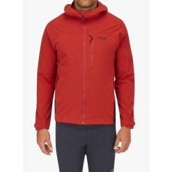 Kurtka softshell męska Rab Torque Jacket. Czerwone kurtki męskie RAB, m, bez wzorów, z softshellu, bez kaptura. Za 592.99 zł.