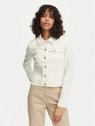 Vero Moda Kurtka jeansowa Wild 10284492 Kremowy Regular Fit. Białe kurtki damskie Vero Moda, m, bez wzorów, z bawełny, bez kaptura. Za 189.99 zł.