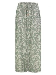 Eight2Nine Spodnie w kolorze oliwkowo-kremowym rozmiar: XS. Brązowe spodnie materiałowe damskie Eight2Nine, bez wzorów, z materiału. Za 86.99 zł.