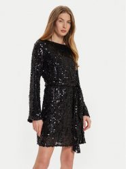 Vero Moda Sukienka koktajlowa Efa 10321447 Czarny Regular Fit. Czarne sukienki damskie Vero Moda, xl, bez wzorów, z syntetyku, wizytowe, bez kołnierzyka, bez ramiączek. Za 139.99 zł.
