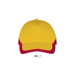 Czapka Sol's Booster. Czerwone czapki męskie SOL'S, bez wzorów. Za 24.50 zł.