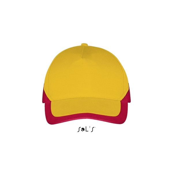 Czapka Sol's Booster. Czerwone czapki męskie SOL'S, bez wzorów. Za 24.50 zł.