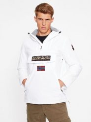 Napapijri Kurtka anorak NP0A4GMD Biały Regular Fit. Białe kurtki męskie Napapijri, m, bez wzorów, z syntetyku, bez kaptura. Za 809.99 zł.