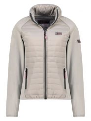 Geographical Norway Kurtka polarowa "Tour" w kolorze szarym rozmiar: XL. Szare kurtki damskie Geographical Norway, xl, bez wzorów, z polaru, bez kaptura. Za 183.59 zł.