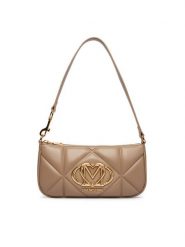 LOVE MOSCHINO Torebka JC4111PP0PLC0105 Beżowy. Brązowe torebki klasyczne damskie Love Moschino, bez wzorów, ze skóry, bez dodatków. Za 839.99 zł.