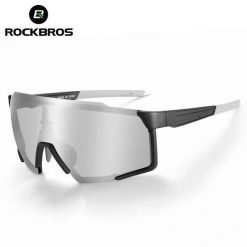 Okulary przeciwsłoneczne z polaryzacją do jazdy na rowerze ROCKBROS. Brązowe okulary przeciwsłoneczne męskie ROCKBROS, z gumy. Za 108.96 zł.