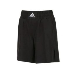 Krótkie spodenki do boksu treningowego adidas. Białe szorty męskie Adidas, z poliesteru, bez kołnierzyka. Za 245.00 zł.
