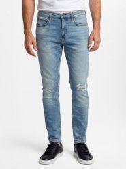 HUGO Dżinsy Mężczyźni Bawełna niebieski, 33-32. Niebieskie jeansy męskie Hugo. Za 379.95 zł.