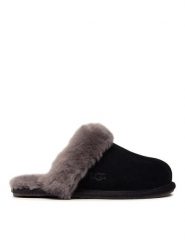 Ugg Kapcie W Scuffette II 1106872 Czarny. Czarne kapcie damskie Ugg, ze skóry. Za 419.99 zł.